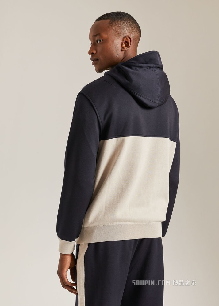 Medfield 连帽外套 桑蚕丝, 初剪羊毛