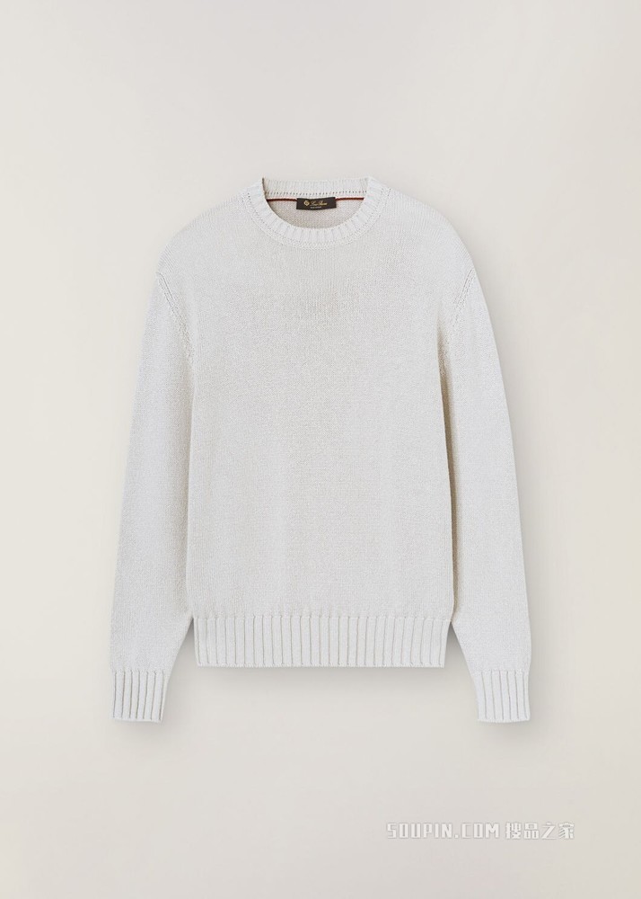 Shorwell 圆领针织衫 亚麻, 桑蚕丝, 羊绒