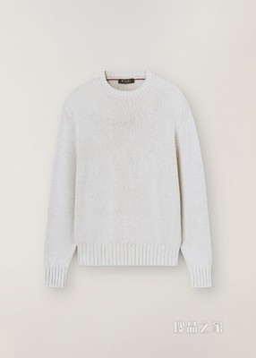 Shorwell 圆领针织衫 亚麻, 桑蚕丝, 羊绒