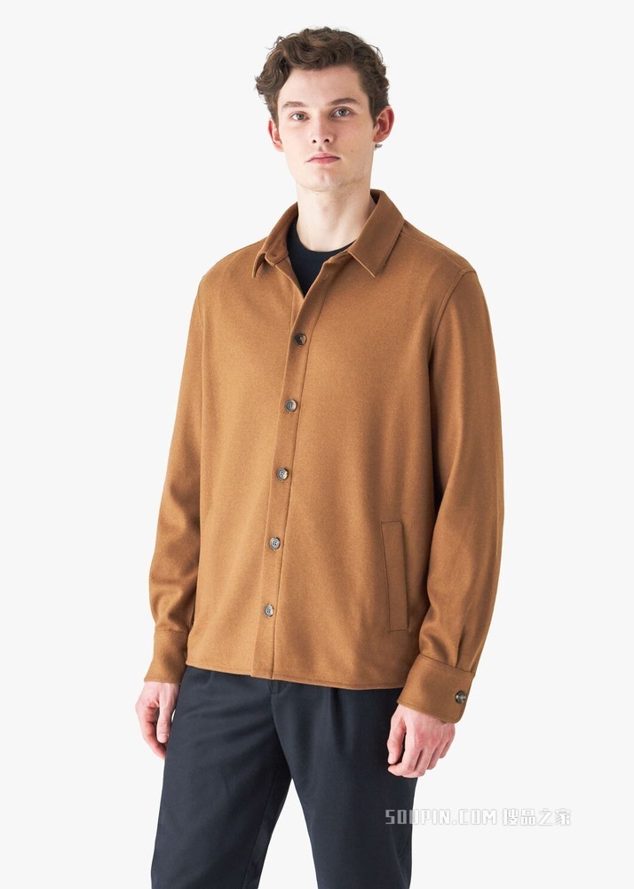 Sweater Overshirt 外套 骆马毛, 小羊绒