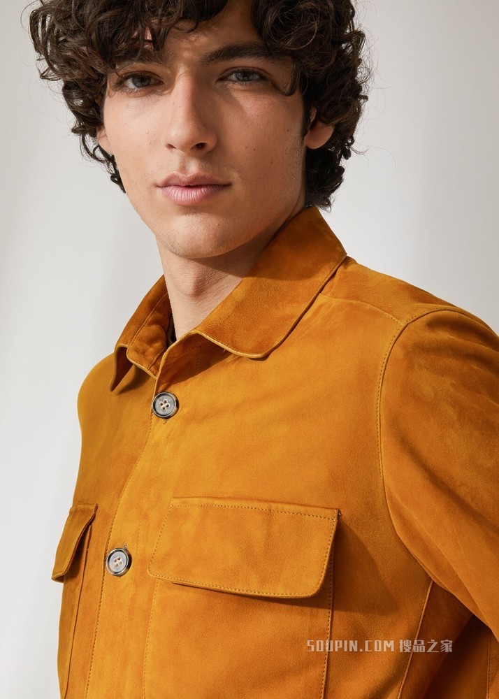 Loro Piana 外套式衬衫 小山羊皮