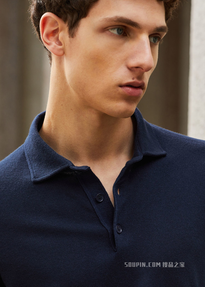 Superlight Dyed Polo 衫 小羊绒