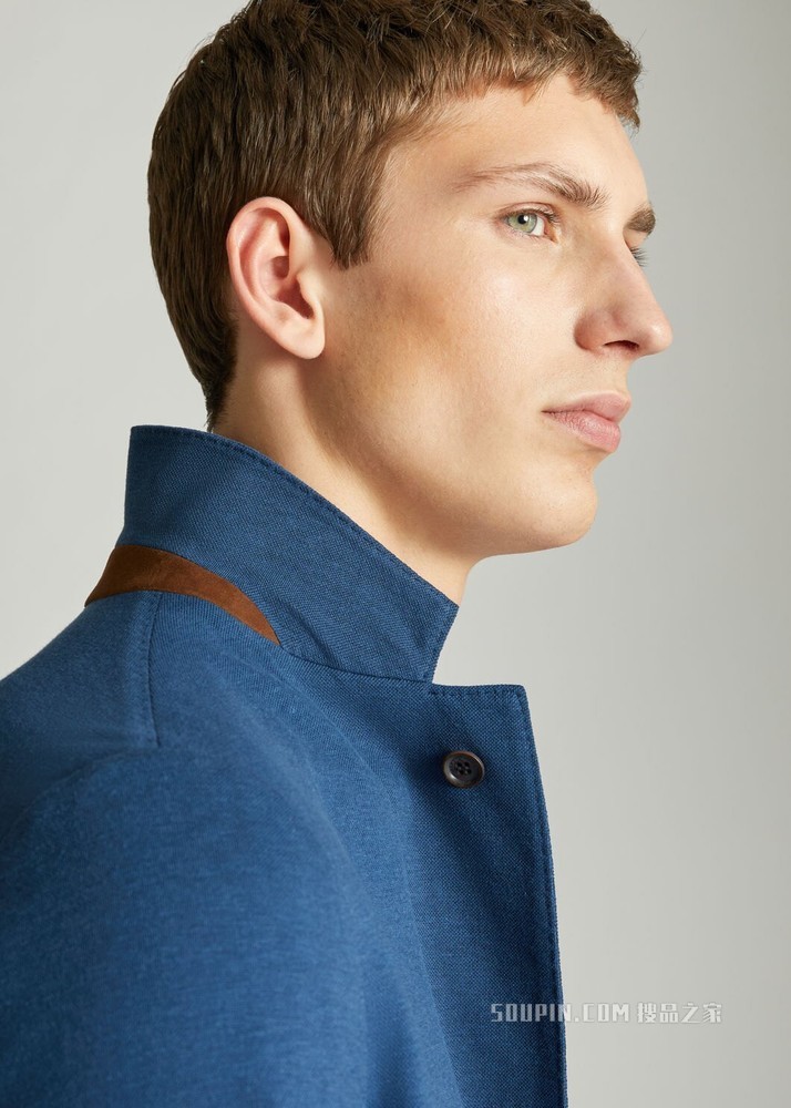 Pique Light Sweater 夹克 棉 , 亚麻, 桑蚕丝