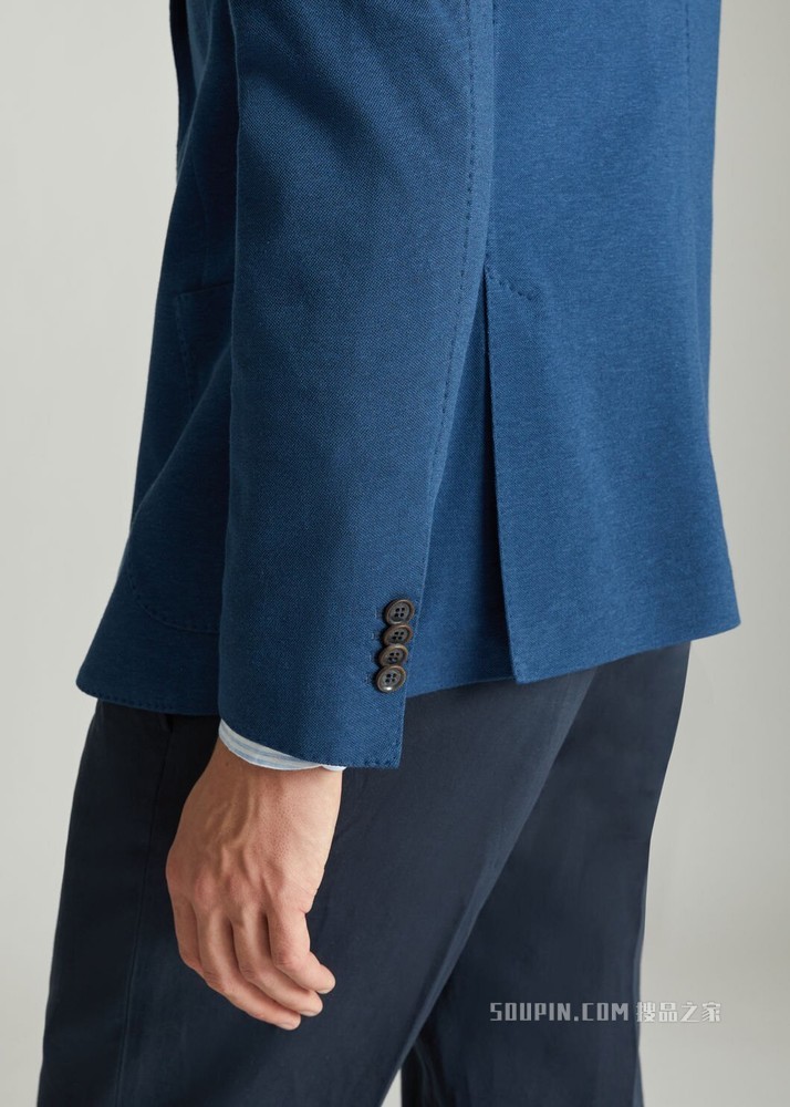 Pique Light Sweater 夹克 棉 , 亚麻, 桑蚕丝