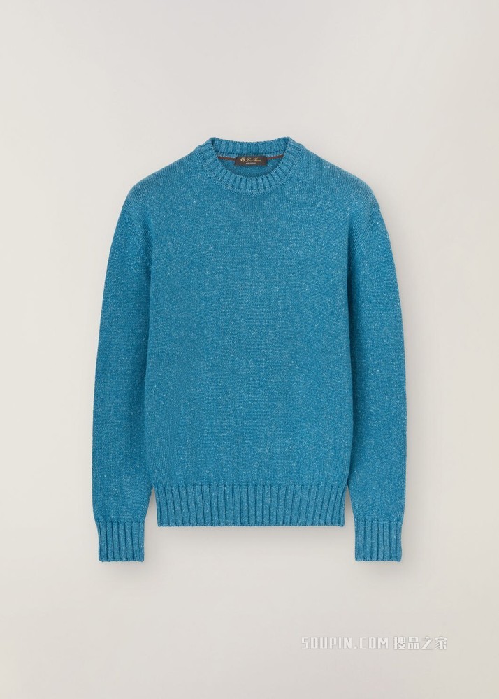 Shorwell 圆领针织衫 亚麻, 桑蚕丝, 羊绒