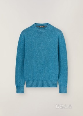 Shorwell 圆领针织衫 亚麻, 桑蚕丝, 羊绒