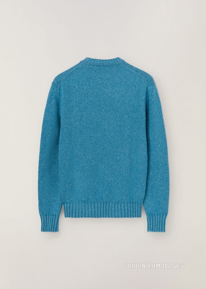 Shorwell 圆领针织衫 亚麻, 桑蚕丝, 羊绒