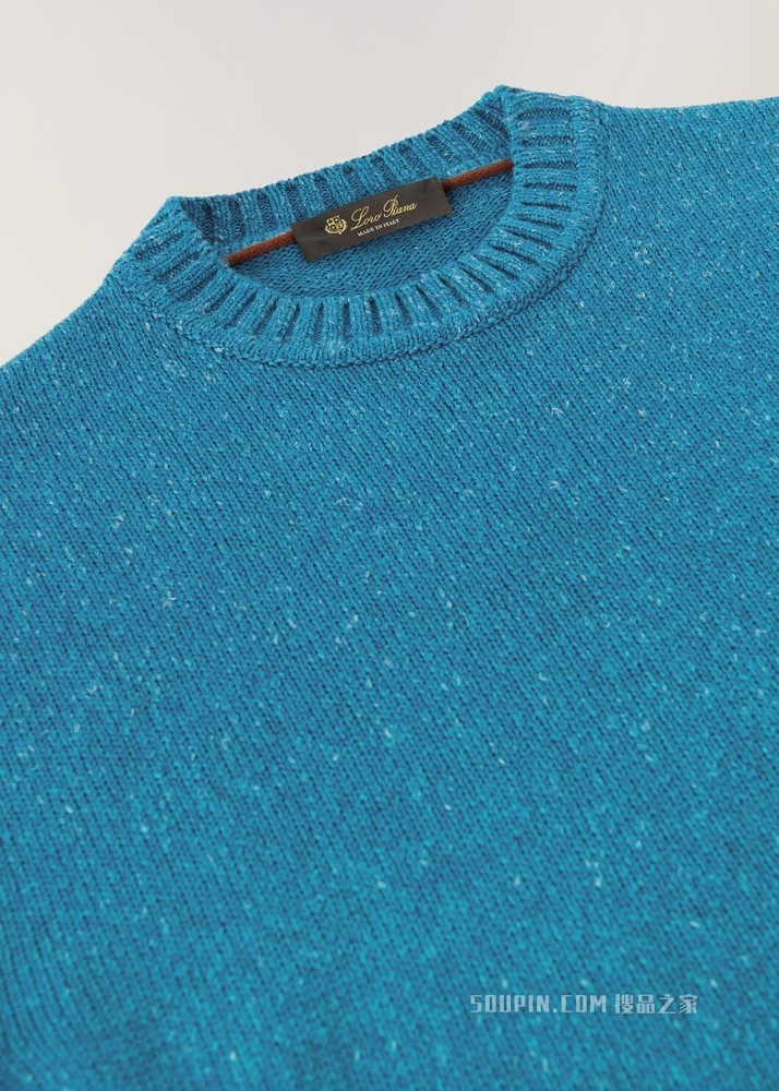 Shorwell 圆领针织衫 亚麻, 桑蚕丝, 羊绒