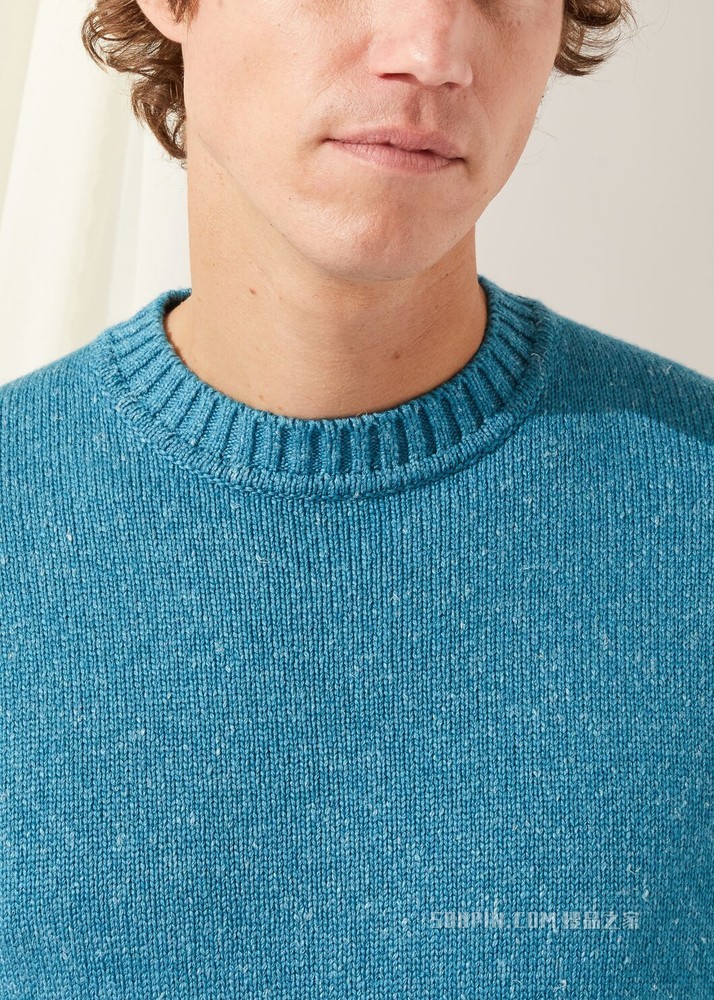 Shorwell 圆领针织衫 亚麻, 桑蚕丝, 羊绒