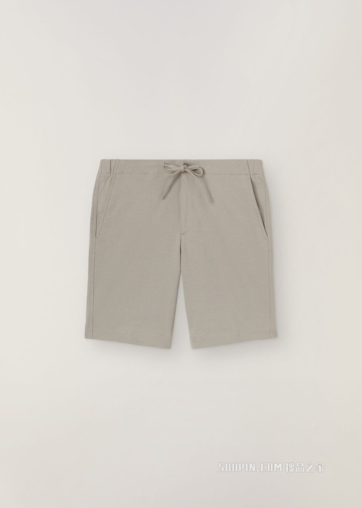 Flat Jersey 百慕大短裤 棉