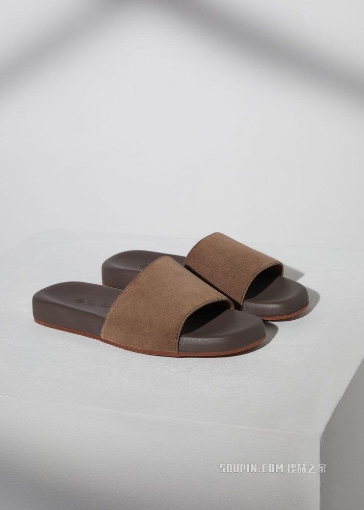Sea-Slide Walk Suede 拖鞋 绒面小牛皮