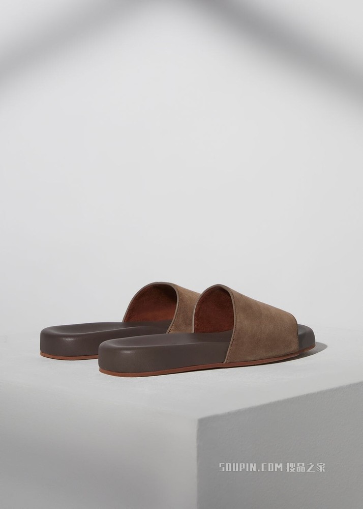 Sea-Slide Walk Suede 拖鞋 绒面小牛皮
