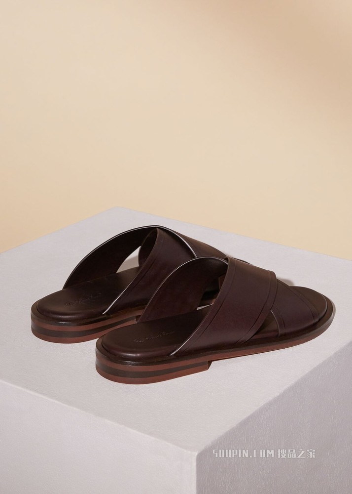 Cross-Slide Walk 凉鞋 染色小牛皮