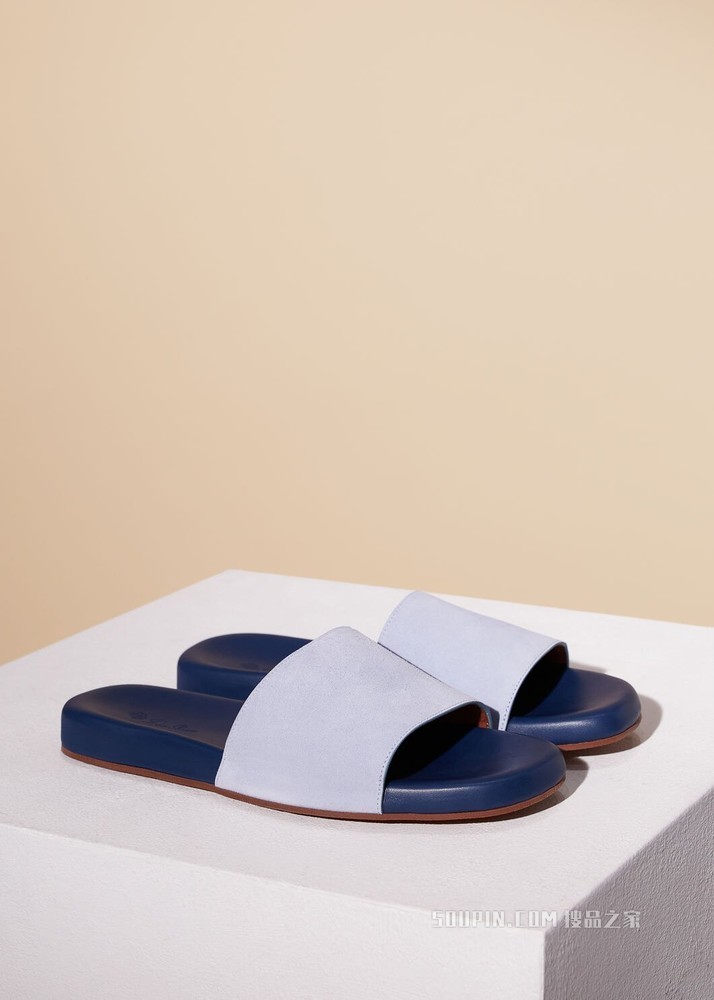 Sea-Slide Walk Suede 拖鞋 绒面小牛皮