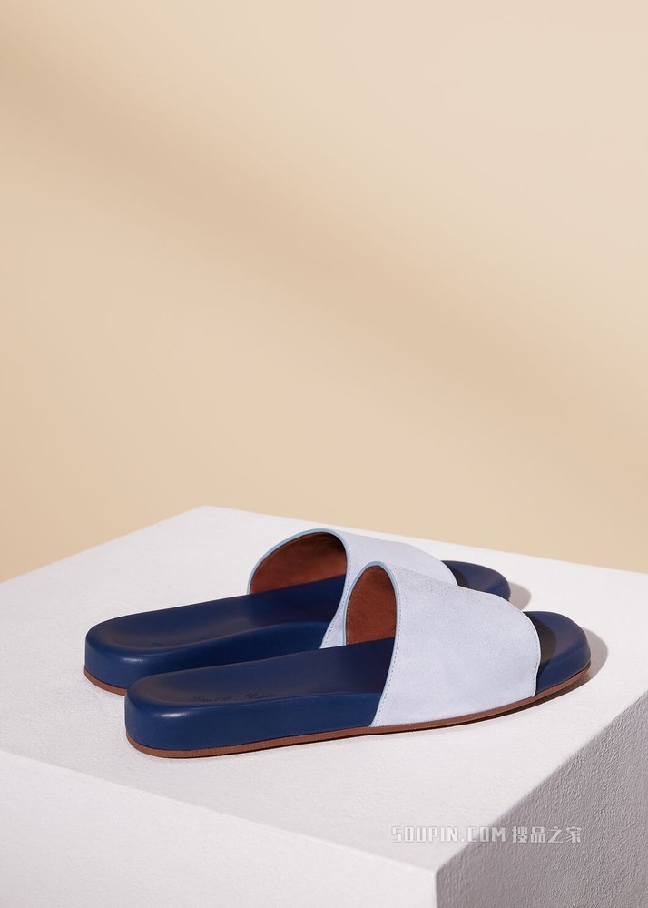 Sea-Slide Walk Suede 拖鞋 绒面小牛皮