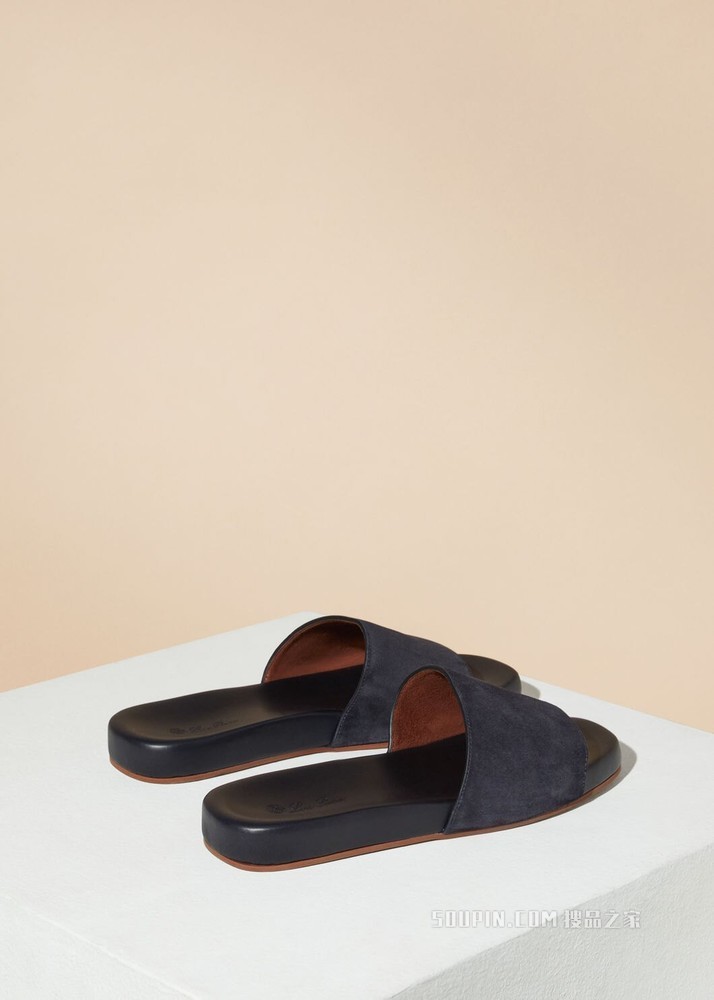 Sea-Slide Walk Suede 拖鞋 绒面小牛皮