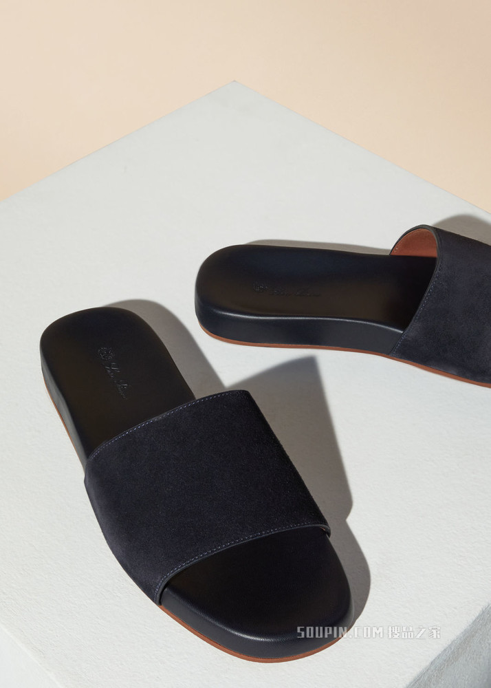 Sea-Slide Walk Suede 拖鞋 绒面小牛皮