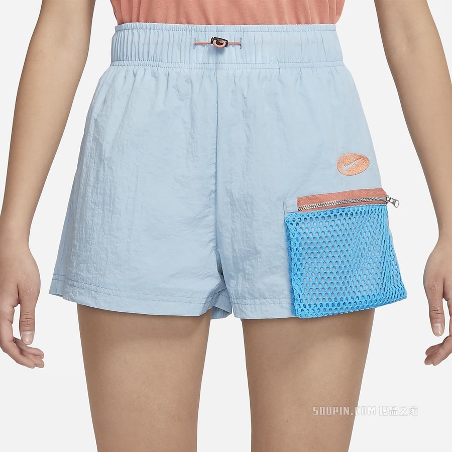 Nike Sportswear Icon Clash 女子高腰梭织短裤
