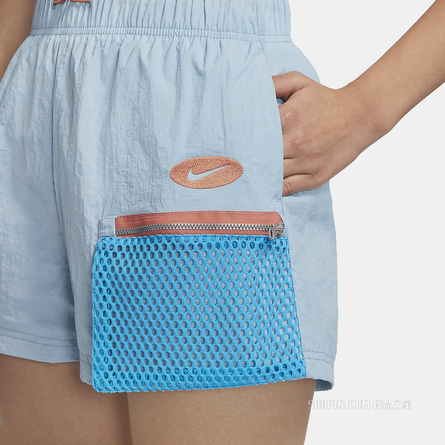 Nike Sportswear Icon Clash 女子高腰梭织短裤