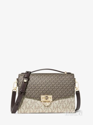 Hendrix 中号老花皮质信封包