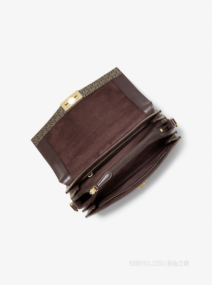 Hendrix 中号老花皮质信封包