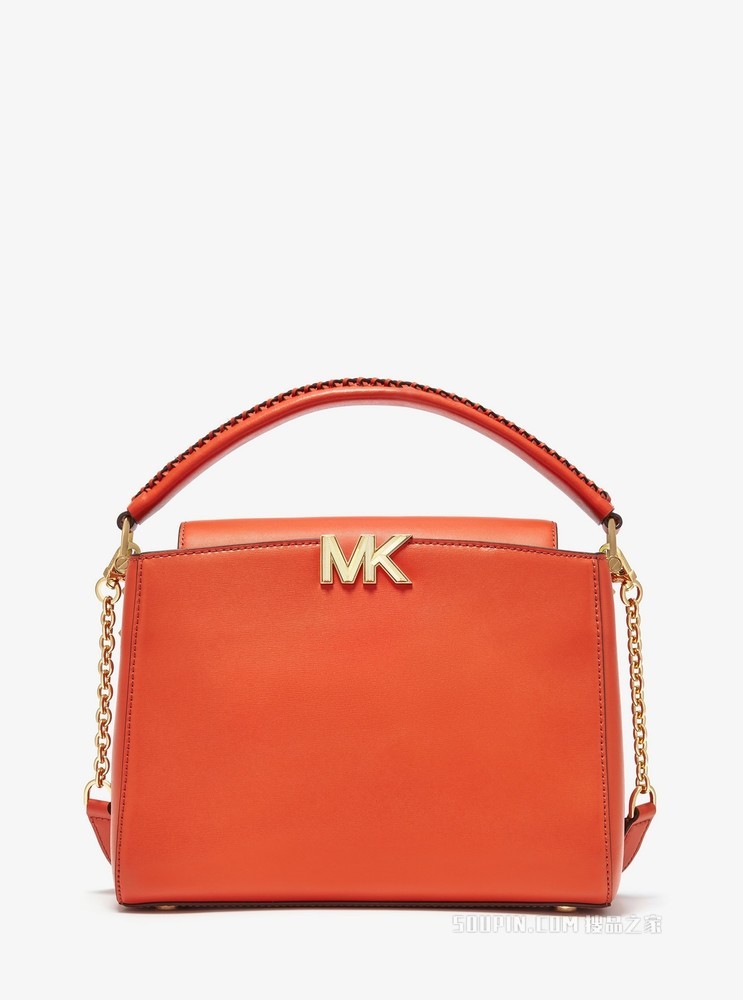 Karlie 中号皮质手提包