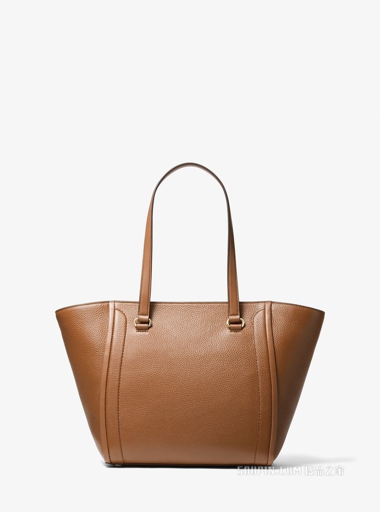 Carine 中号皮质托特包