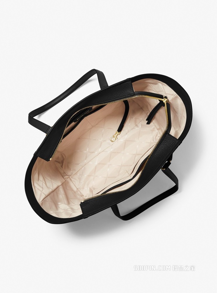 Carine 中号皮质托特包