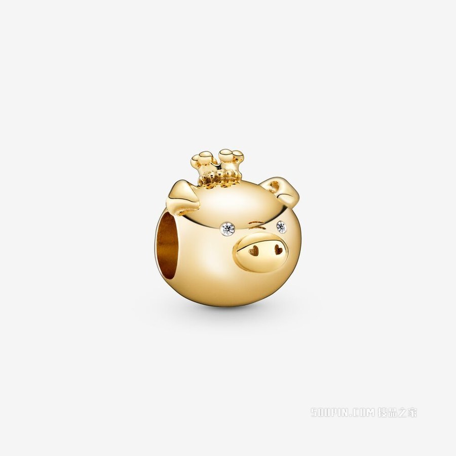 闪亮小猪串饰