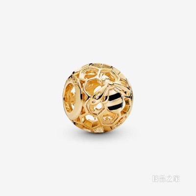 蜜蜂与蜂巢花纹串饰