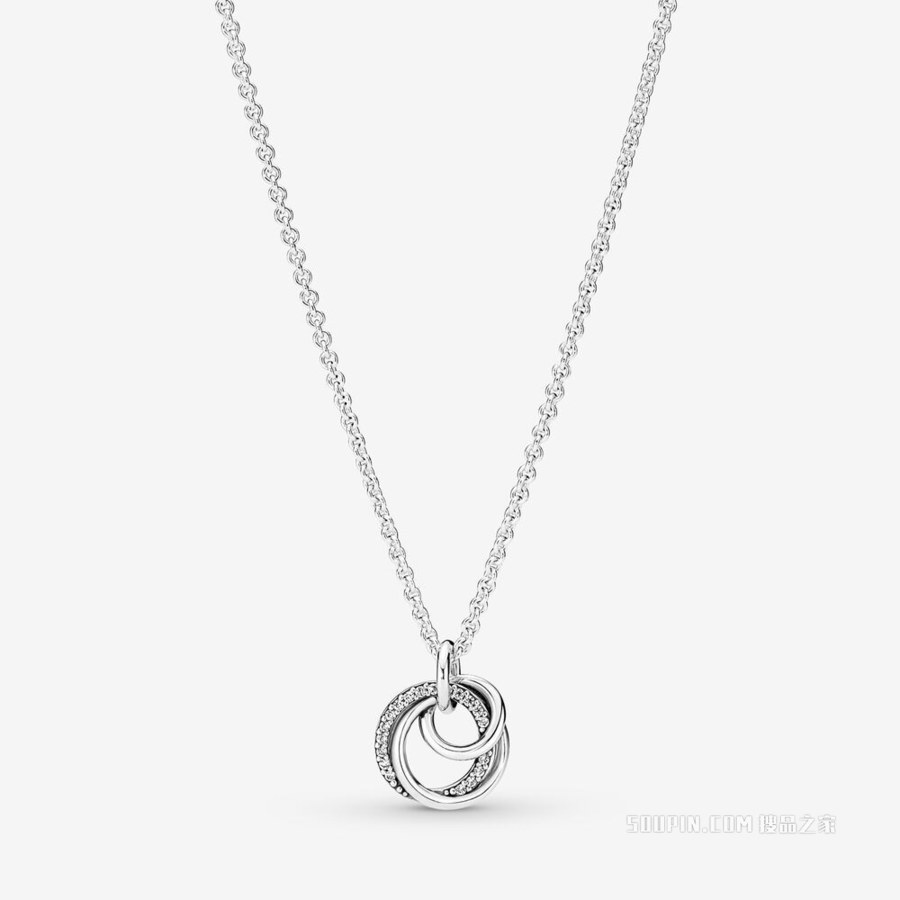 亲情永恒吊坠项链