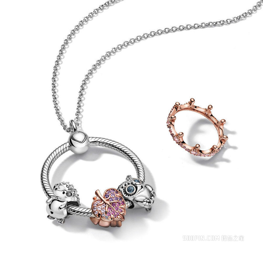 Pandora Moments 中号字母O吊饰