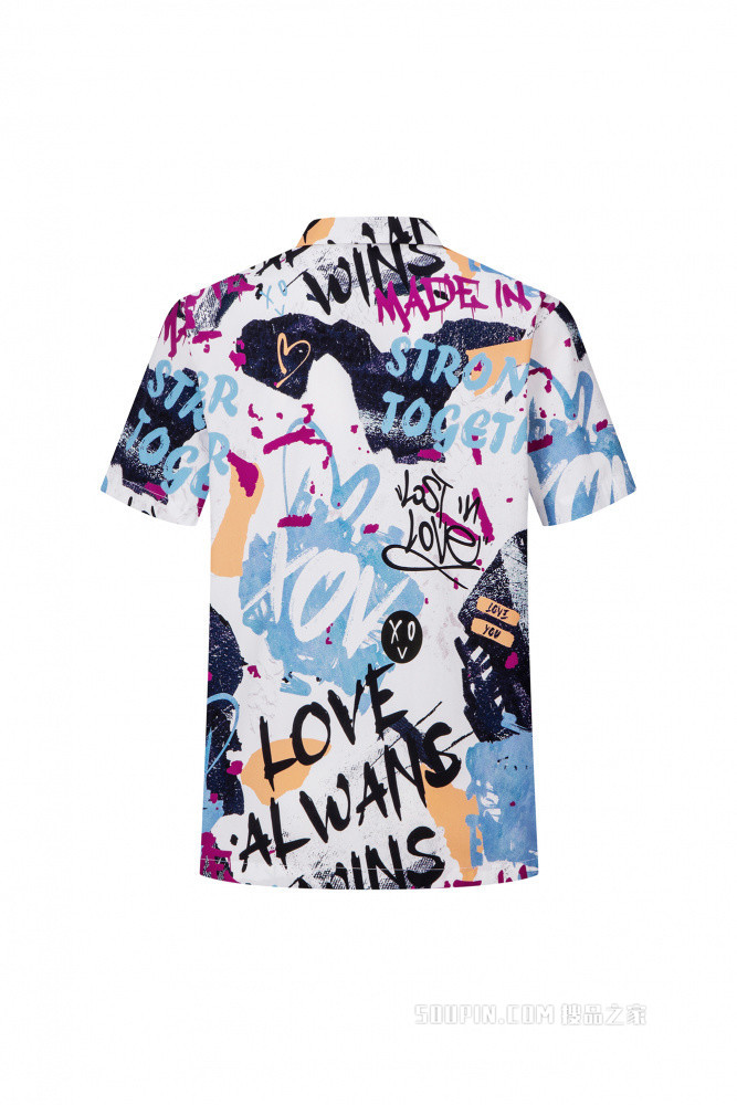 男装短袖休闲衬衫