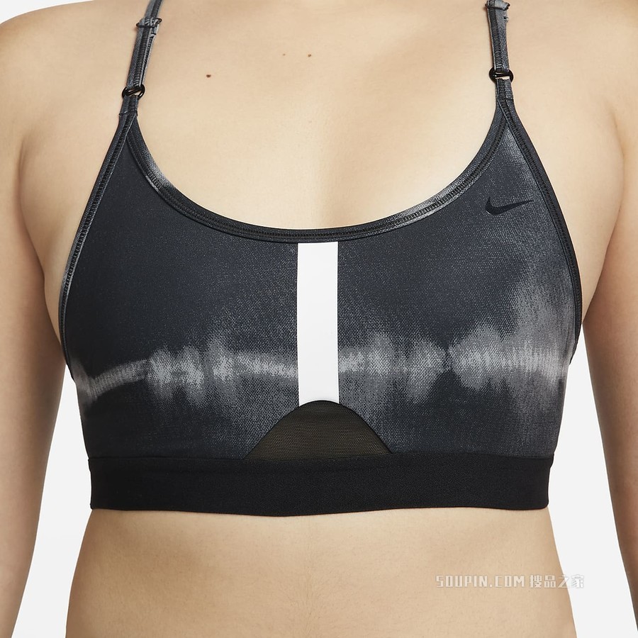 Nike Dri-FIT Indy Allover Print 女子低强度支撑衬垫运动内衣