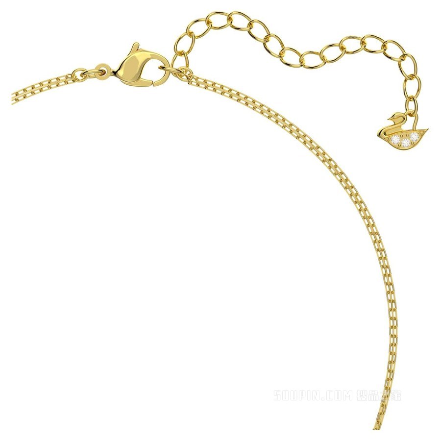 Ginger 多层次链坠, 镀金色调