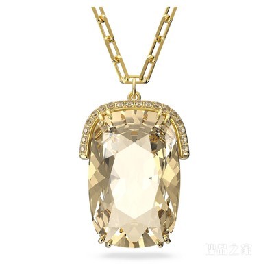 Harmonia 链坠, 超大仿水晶, 金色, 镀金色调