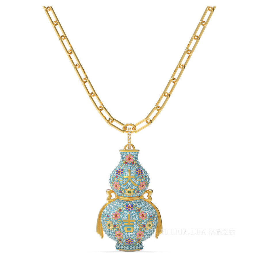 Flower of Fortune 项链, 流光溢彩, 镀金色调