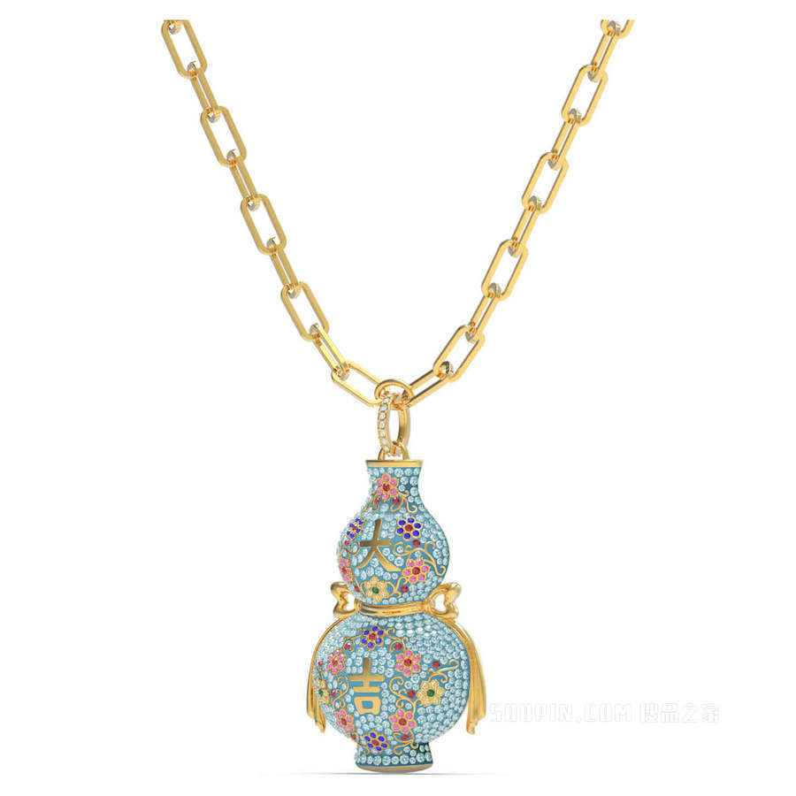 Flower of Fortune 项链, 流光溢彩, 镀金色调