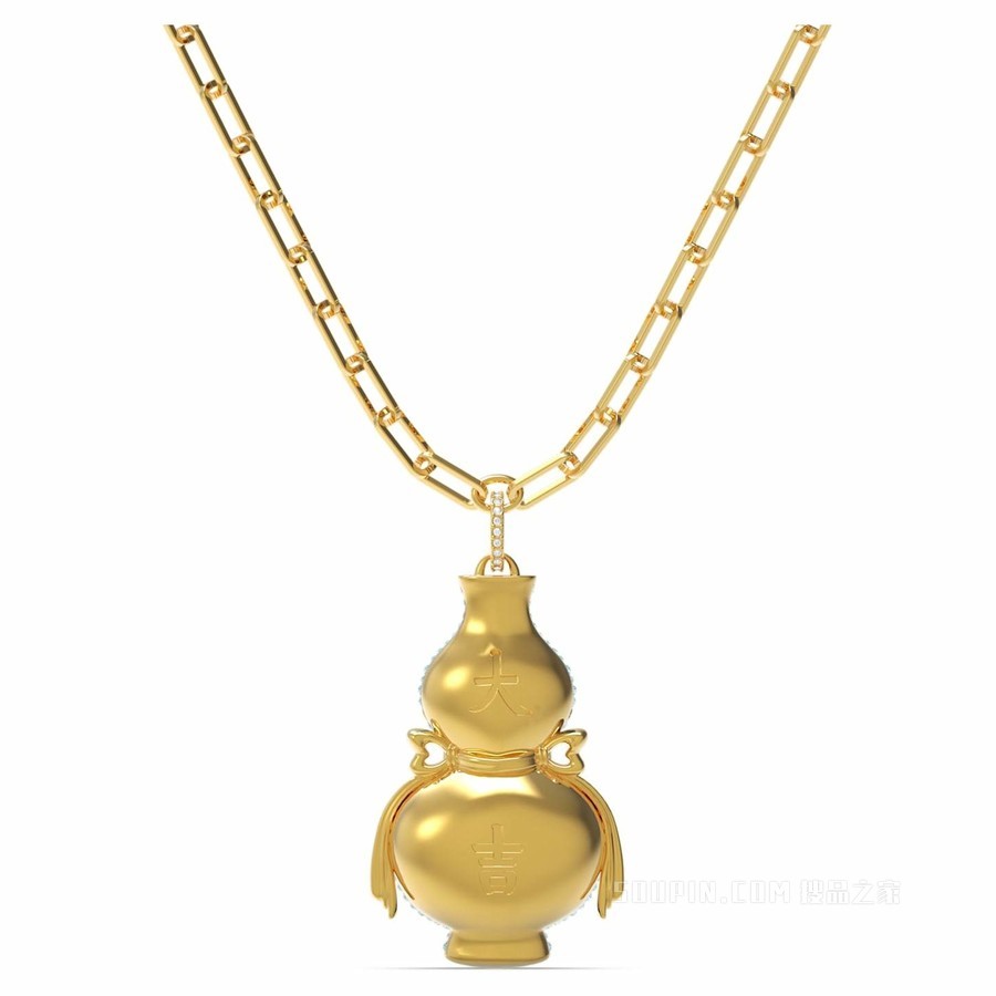 Flower of Fortune 项链, 流光溢彩, 镀金色调