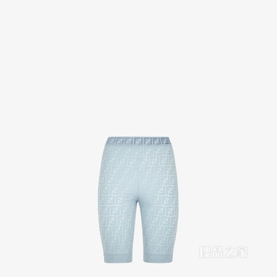 骑行短裤 浅蓝色Lycra®骑行短裤