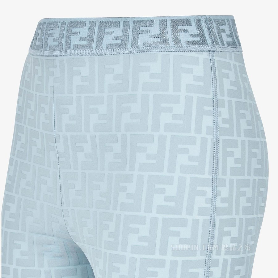骑行短裤 浅蓝色Lycra®骑行短裤