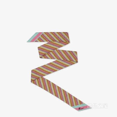Wrappy 拼色桑蚕丝绑带