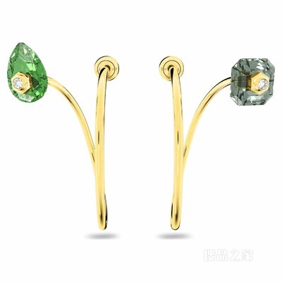 Numina 水滴形耳环, 不对称, 大码, 流光溢彩