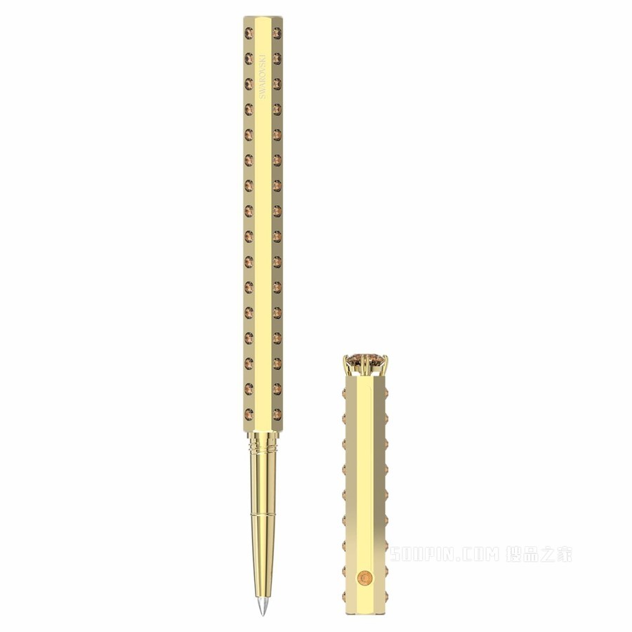 圆珠笔, 匠心之作, 黄色, 镀金色调