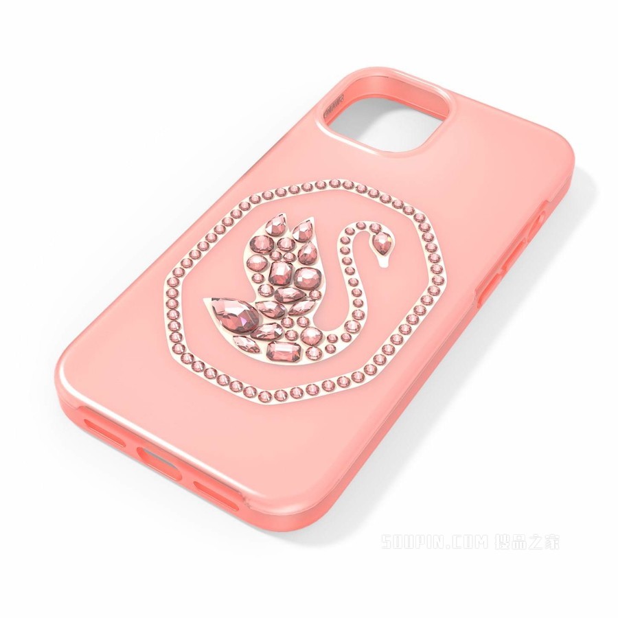 Smartphone 套, 天鹅, iPhone® 13 Pro, 粉红色