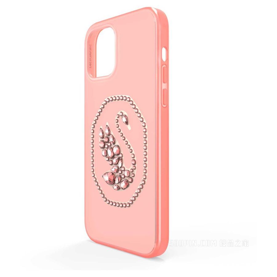 Smartphone 套, 天鹅, iPhone® 12 Pro Max, 粉红色