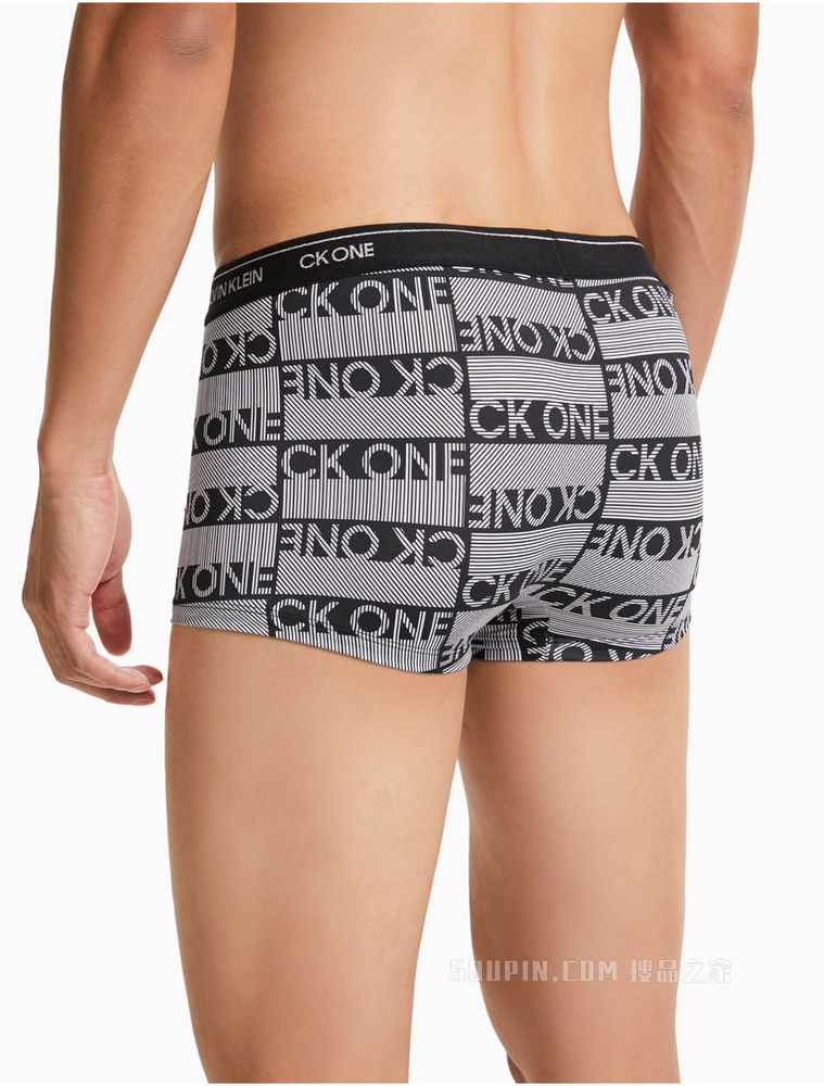 【One有引力带】Calvin Klein 男士LOGO腰边低腰透气平角内裤NB3066