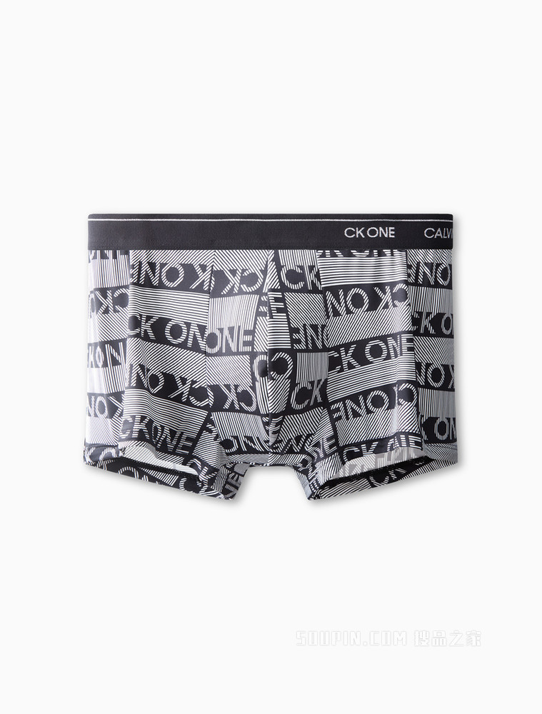 【One有引力带】Calvin Klein 男士LOGO腰边低腰透气平角内裤NB3066