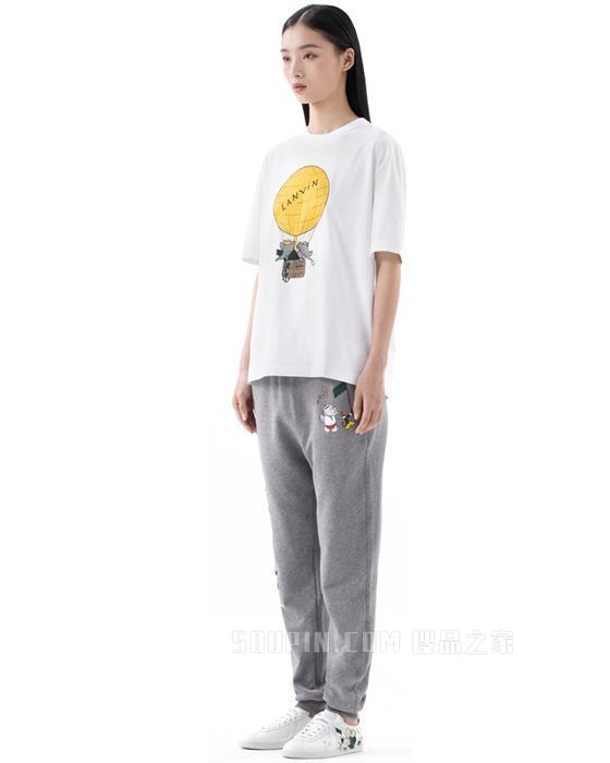小象Babar系列男女同款印花T恤
