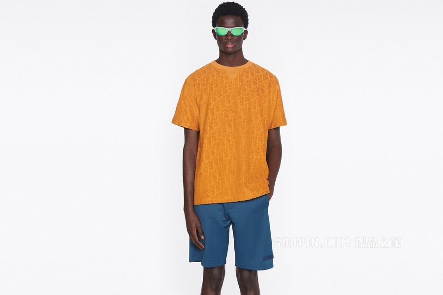DIOR AND PARLEY 运动短裤 蓝色 Parley Ocean Plastic 混纺平纹针织面料
